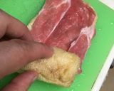 豚薄切り肉の稲荷煮作り方4写真