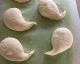 発酵1分★白パンでゴーストスヌーピー作り方8写真