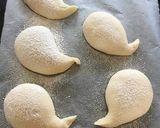発酵1分★白パンでゴーストスヌーピー作り方9写真