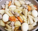 鶏肉・筍・大根の煮物作り方5写真
