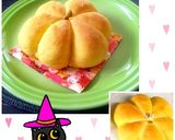 バターナッツかぼちゃdeハロウィンパン♪作り方6写真