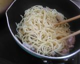 にらキムチ焼きそば作り方3写真
