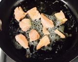 鮭とホウレン草の濃厚クリームパスタ作り方5写真