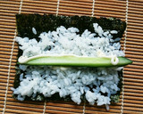 しましま玉子のサラダ巻き作り方5写真