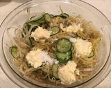余ったもやしとツナの、レンチンでサラスパ作り方8写真