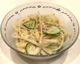 余ったもやしとツナの、レンチンでサラスパ作り方10写真