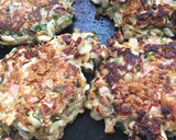 冷蔵庫の残り物で 簡単なお好み焼き作り方4写真