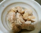犬ご飯　鶏肉ときゅうりのっけご飯作り方2写真