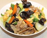 簡単!豚肉ときくらげの卵炒め作り方12写真