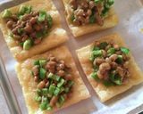 納豆とピーマンのゴマダレ焼き作り方3写真