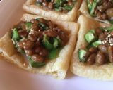納豆とピーマンのゴマダレ焼き作り方4写真