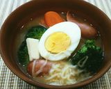 簡単♡具沢山ブロッコリーとゆで卵の味噌汁作り方5写真