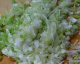 簡単 お弁当にも❀ネギともやしの鶏つくね作り方1写真