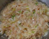 簡単 お弁当にも❀ネギともやしの鶏つくね作り方3写真