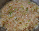 簡単 お弁当にも❀ネギともやしの鶏つくね作り方3写真
