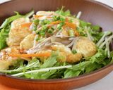 〈痛風の方へ〉豆腐ステーキの野菜あんかけ作り方5写真
