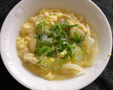 南関あげと白菜の卵とじ丼作り方8写真