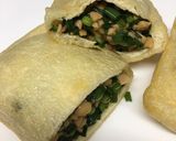 油揚げのたっぷりネギと納豆の詰め焼き作り方5写真