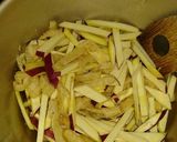 昔ながらの惣菜【薩摩芋と切り昆布の煮物】作り方1写真