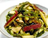 昔ながらの惣菜【薩摩芋と切り昆布の煮物】作り方3写真