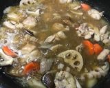 鶏肉と根菜の和風シチュー☆作り方5写真