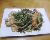 鶏ともやしとにらの味噌炒め作り方6写真