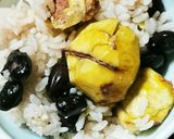 栗と黒豆の炊き込みご飯作り方6写真