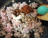 焼肉であまった肉で サムジャン麻婆豆腐作り方3写真