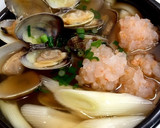 簡単！えび団子とアサリのあったかうどん作り方7写真