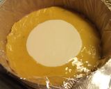 南瓜とレアチーズのストライプケーキ作り方17写真