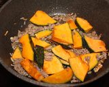 簡単！麻婆かぼちゃ　ご飯に合います作り方4写真