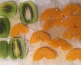 ストライプ*フルーツサンド作り方1写真