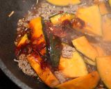 簡単！麻婆かぼちゃ　ご飯に合います作り方5写真