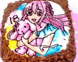 絵がかけなくても簡単キャラケーキ作り方7写真