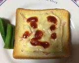 ハムチーズトースト☺朝食おやつ食パン簡単作り方13写真