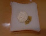 わさびマヨネーズの小松菜トースト作り方2写真