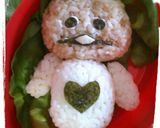 簡単キャラ弁✩なめこおにぎり弁当✩作り方3写真