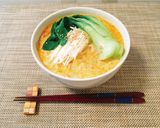 【発毛レシピ】担々麵風さば蕎麦作り方8写真