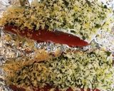 簡単！鮭のジェノベーゼ焼き作り方3写真