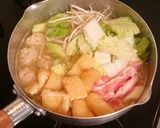 手軽に深いコクッ！即興の味噌ちゃんこ鍋作り方5写真