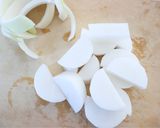 圧力鍋でトロトロ【牛すじ大根煮】作り方1写真