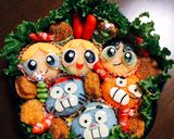 パワーパフガールズ☆★キャラ弁☆★CN作り方4写真