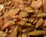 ゴボウと胡桃と鶏むね肉の甘辛旨煮作り方8写真