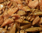 ゴボウと胡桃と鶏むね肉の甘辛旨煮作り方8写真