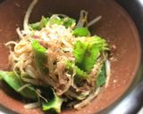 四角豆ともやしのごま和え作り方3写真