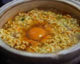 たまごとチーズの辛ラーメン作り方3写真
