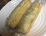 鶏ひき肉のカニカマオクラのお花油揚げ巻き作り方3写真