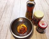 蒸し鶏と、ねぎと水菜とザーサイのサラダ作り方4写真