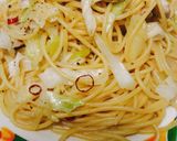 キビナゴレモンやきそばソースでパスタ作り方2写真