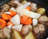 鶏肉と春雨の醤油煮込み 韓国家庭料理作り方11写真